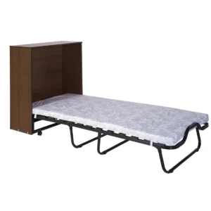 Карина с тумбой Венге темный (1900*800*340), основание-ламели, до 120 кг, + гипоаллергенный матрас (80мм) в комплекте