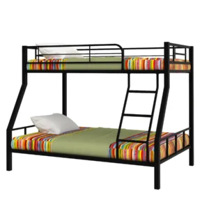Двухъярусная кровать Granada черная для детей с двумя спальными местами