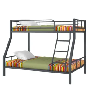 Двухъярусная кровать Granada 1 серая для детей с двумя спальными местами