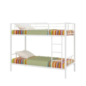 Двухъярусная кровать Севилья 2 для детей с двумя спальными местами белая