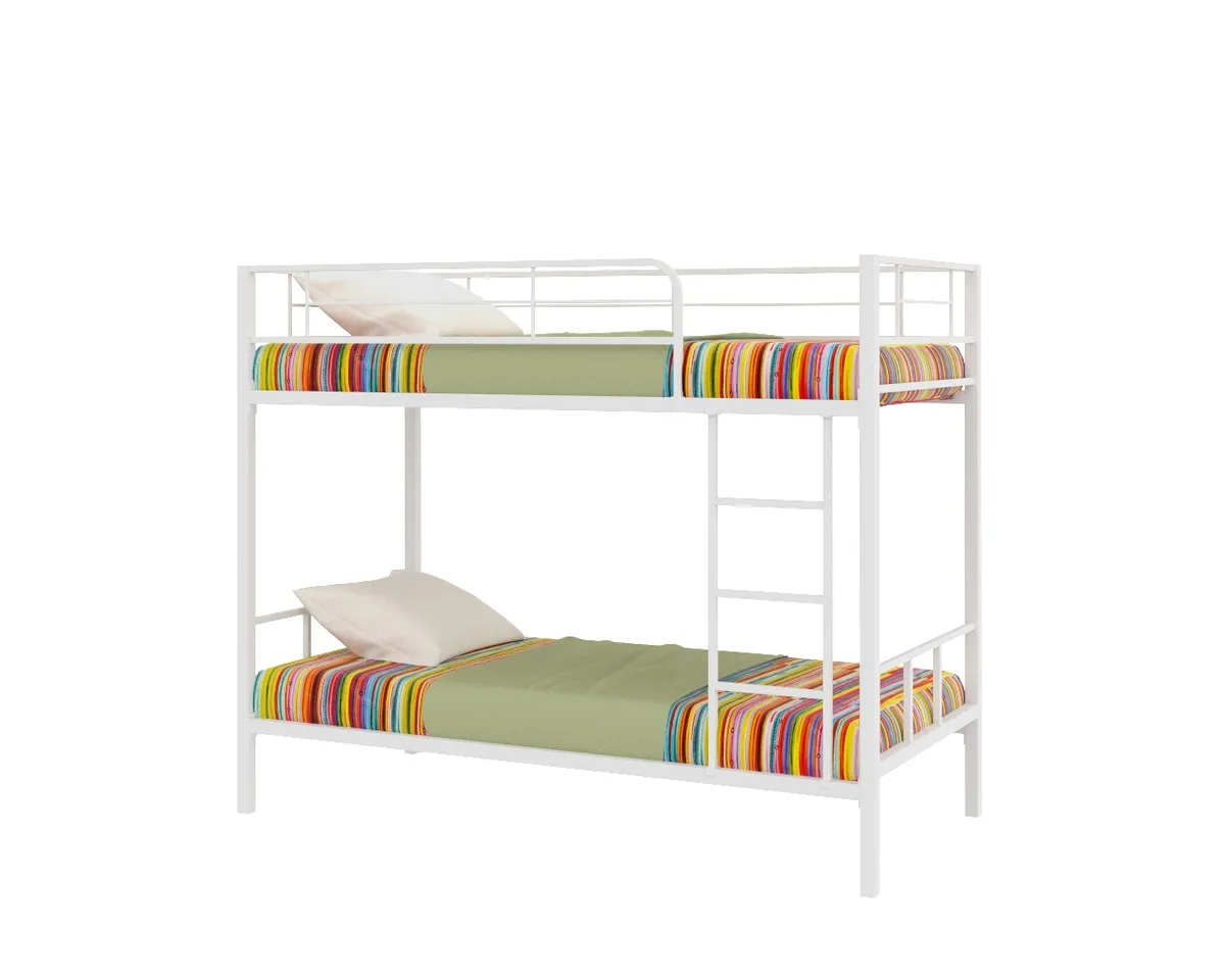 Двухъярусная кровать Севилья 2 для детей с двумя спальными местами белая