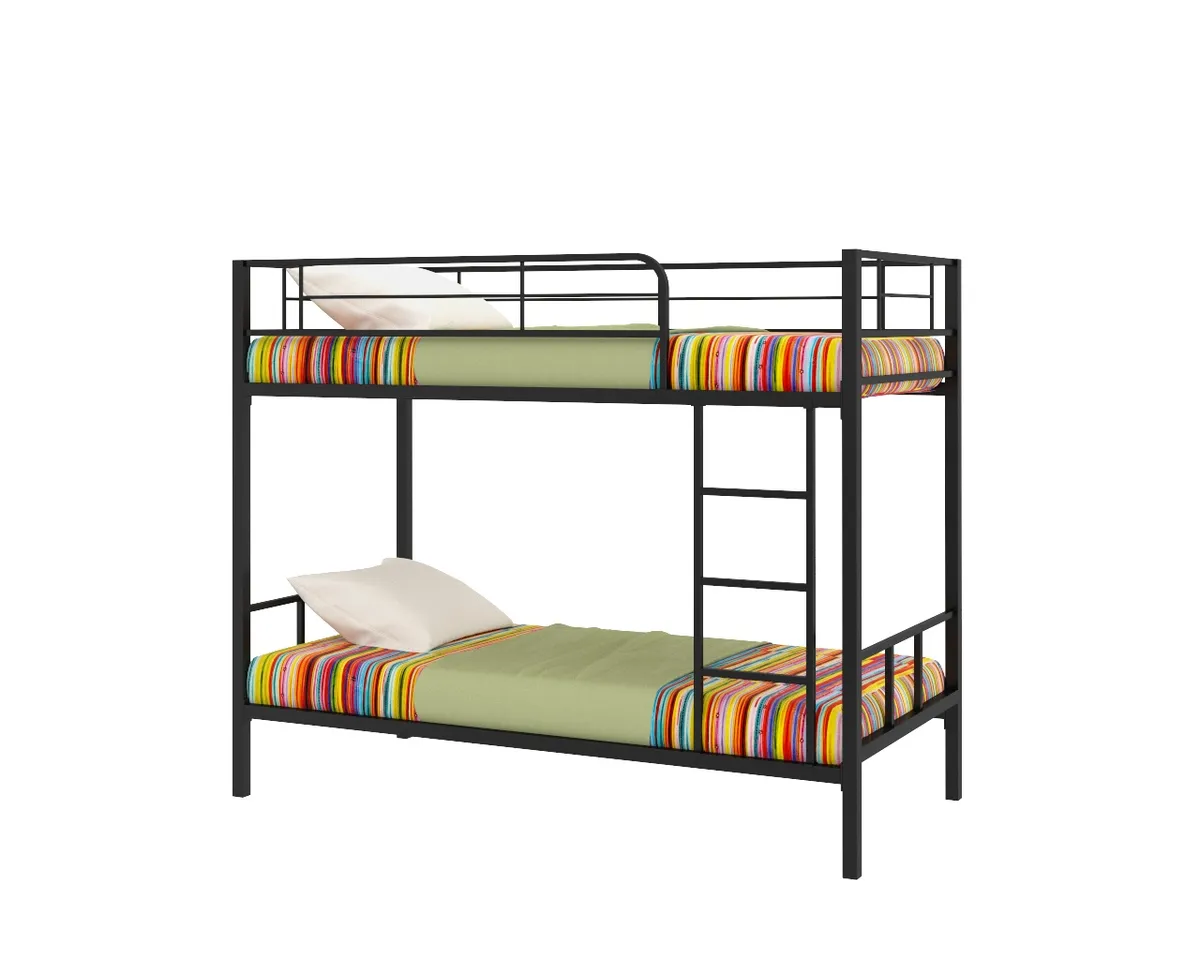 Двухъярусная кровать Севилья 2 для детей с двумя спальными местами черная