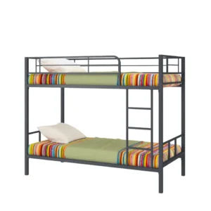 Двухъярусная кровать Севилья 2 для детей с двумя спальными местами серая