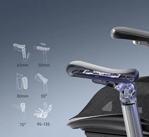 Подлокотники 6D кресла Sihoo C300