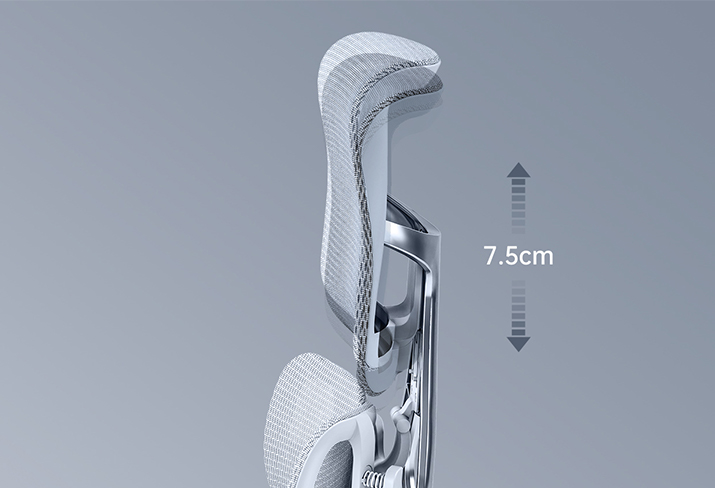 Интегрированный подголовник кресла Sihoo S300