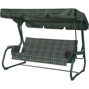 Садовые качели Ибица (Green) 3-х местные, до 350кг